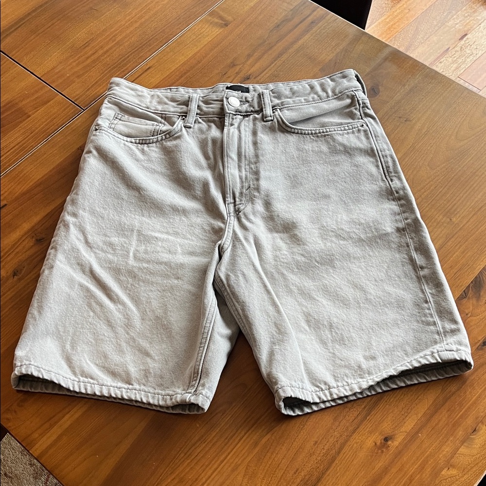 H&M relaxed fit grey jorts